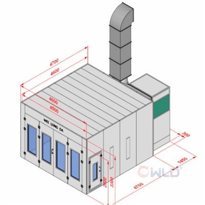 Stříkací kabina na vodní clonu na prodej Jordan