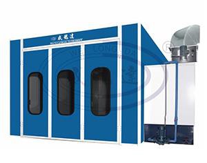 Stříkací kabina na vodní clonu